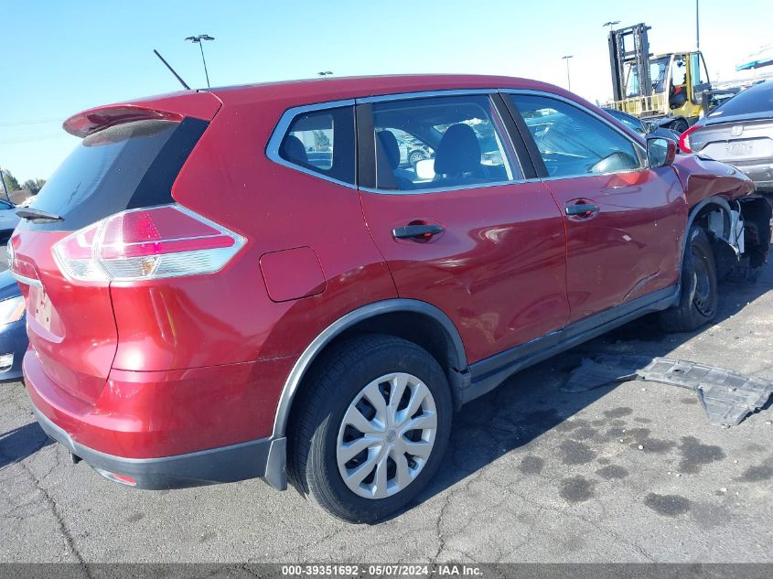 2016 Nissan Rogue S VIN: JN8AT2MT3GW004325 Lot: 39351692