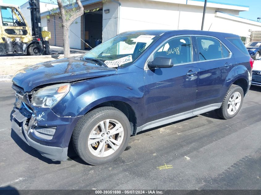 2GNALBEKXG6150224 2016 Chevrolet Equinox Ls