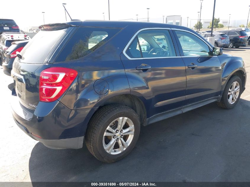 2GNALBEKXG6150224 2016 Chevrolet Equinox Ls