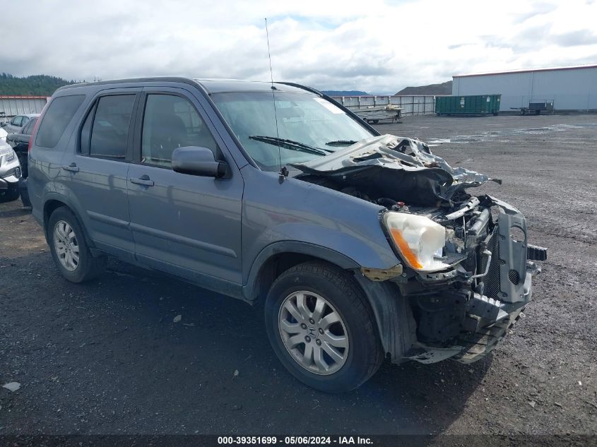 2006 Honda Cr-V Se VIN: JHLRD78956C007365 Lot: 39351699