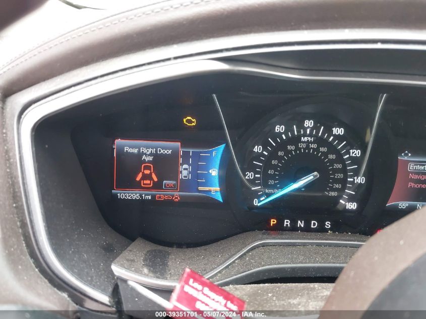 2017 FORD FUSION VIN: 3FA6P0K96HR105127
