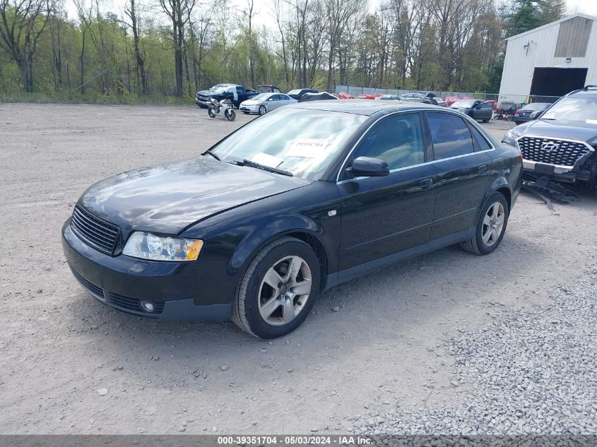 WAUJT68E22A294011 | 2002 AUDI A4