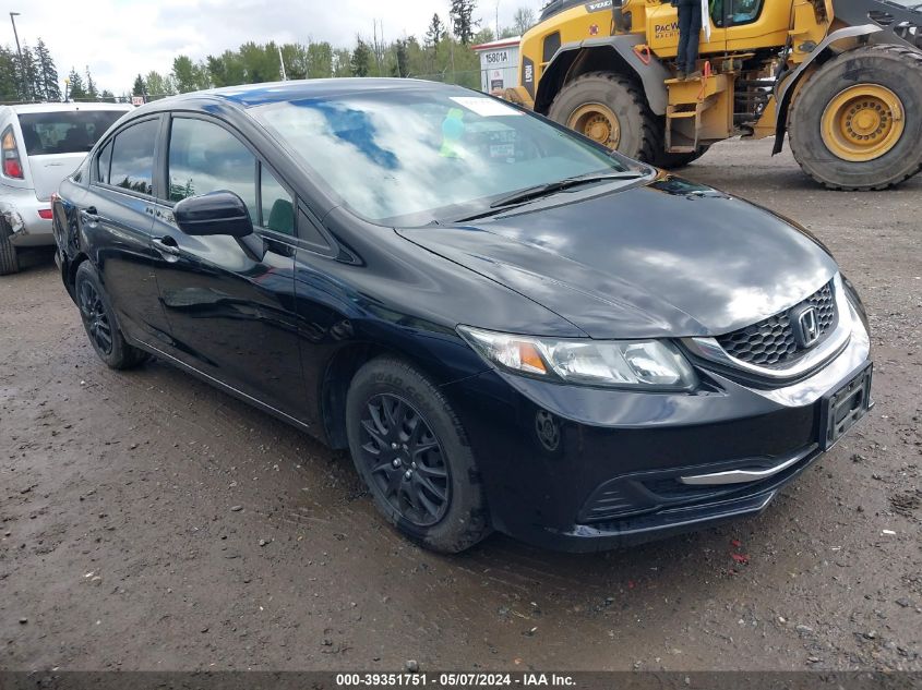 2014 Honda Civic Lx VIN: 19XFB2F57EE239031 Lot: 39351751