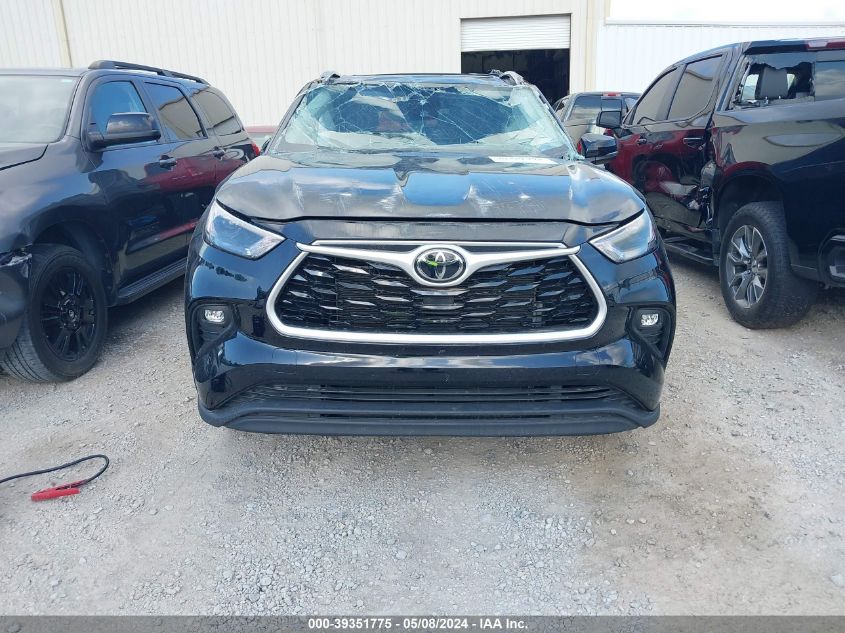 2022 Toyota Highlander Xle VIN: 5TDGZRAH6NS543080 Lot: 39351775