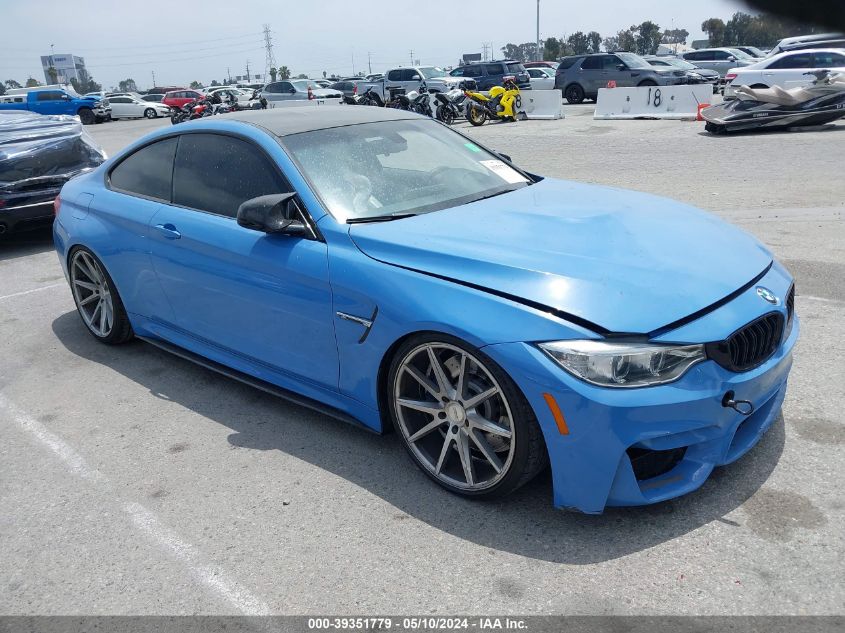 2015 BMW M4 VIN: WBS3R9C5XFK333584 Lot: 39351779