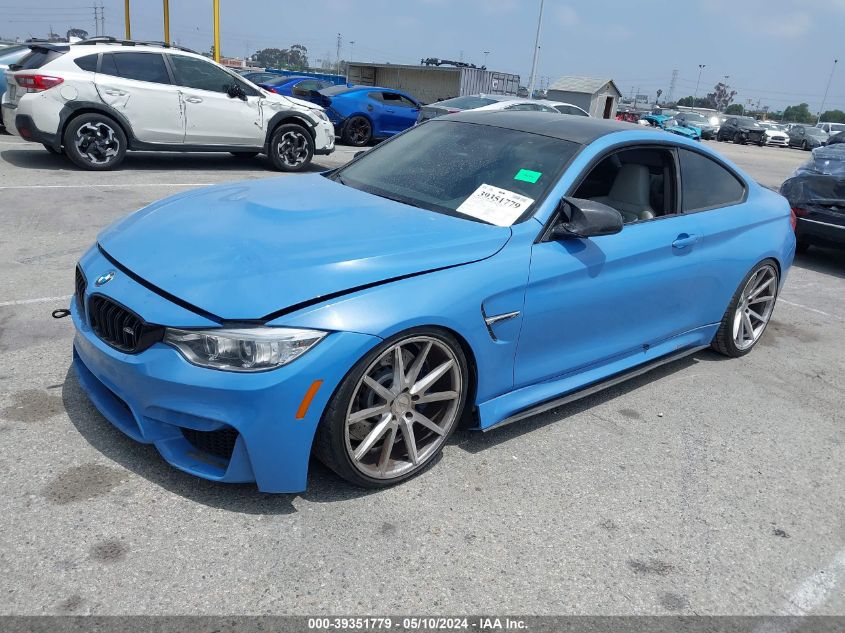 2015 BMW M4 VIN: WBS3R9C5XFK333584 Lot: 39351779