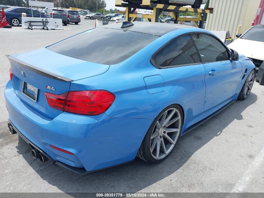 2015 BMW M4 VIN: WBS3R9C5XFK333584 Lot: 39351779