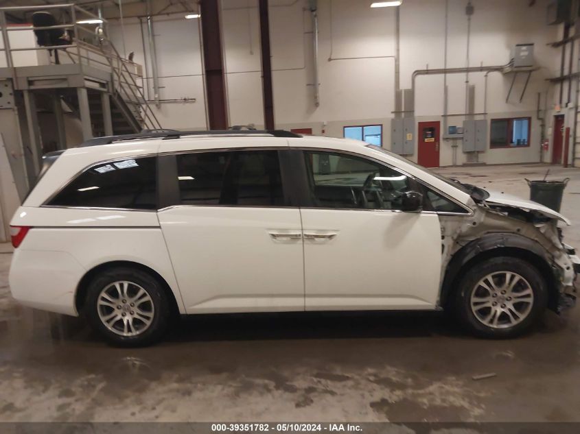 2013 Honda Odyssey Ex-L VIN: 5FNRL5H67DB001805 Lot: 39351782