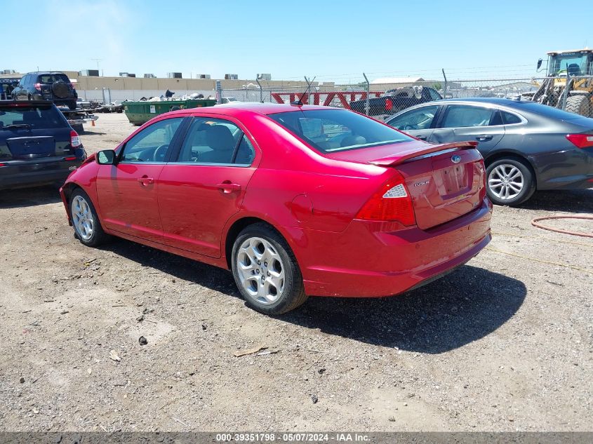 2010 Ford Fusion Se VIN: 3FAHP0HA7AR428506 Lot: 39351798