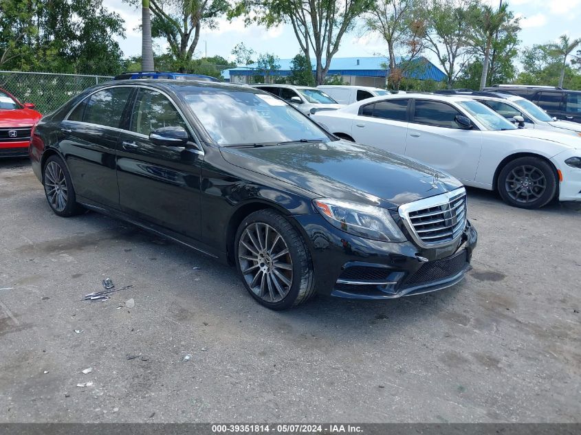 2017 Mercedes-Benz S 550 VIN: WDDUG8CB8HA332160 Lot: 39351814