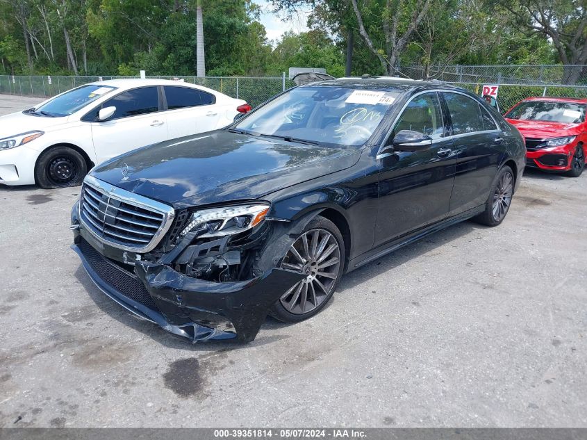 2017 Mercedes-Benz S 550 VIN: WDDUG8CB8HA332160 Lot: 39351814
