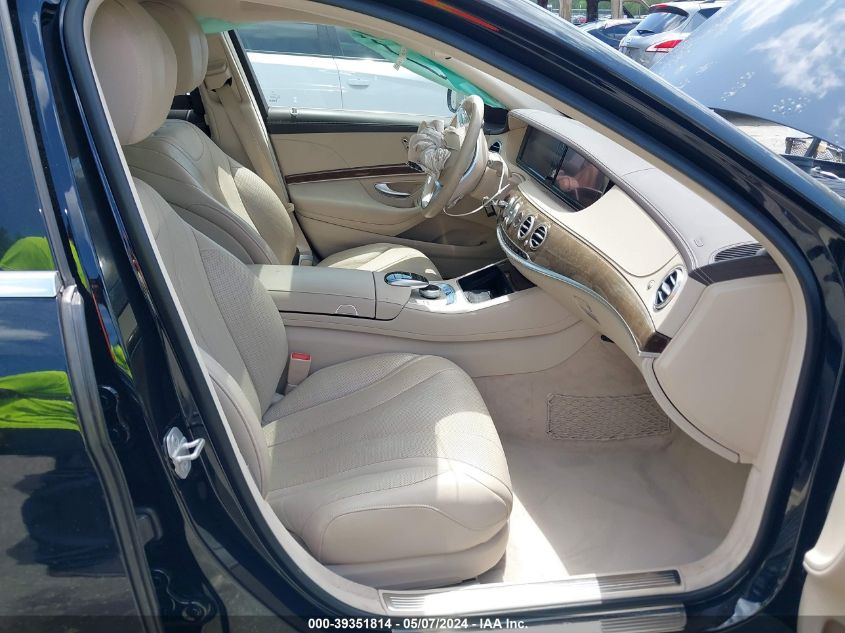 2017 Mercedes-Benz S 550 VIN: WDDUG8CB8HA332160 Lot: 39351814