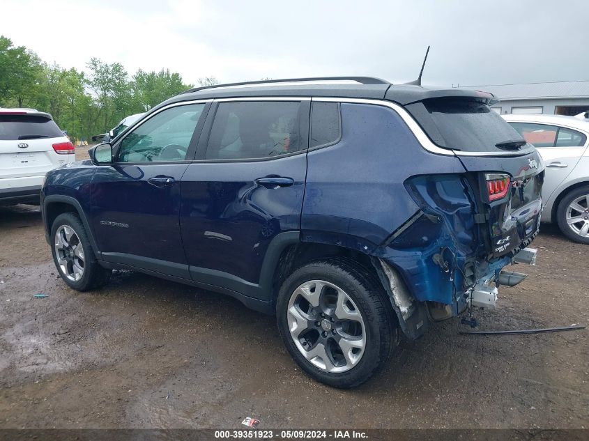 2018 Jeep Compass Limited 4X4 VIN: 3C4NJDCB4JT396803 Lot: 39351923