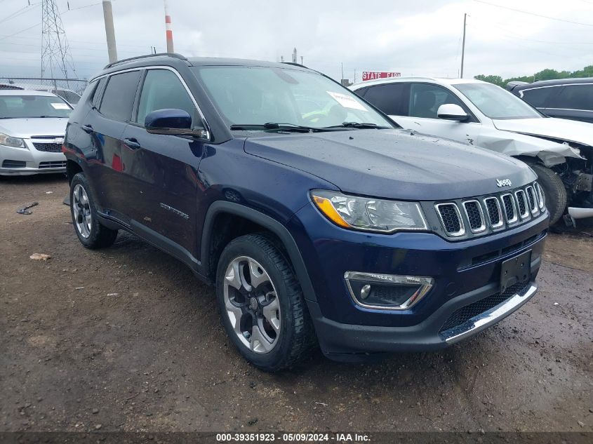 2018 Jeep Compass Limited 4X4 VIN: 3C4NJDCB4JT396803 Lot: 39351923