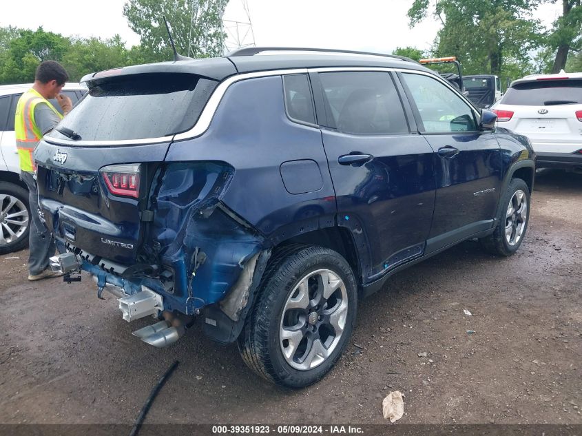 2018 Jeep Compass Limited 4X4 VIN: 3C4NJDCB4JT396803 Lot: 39351923