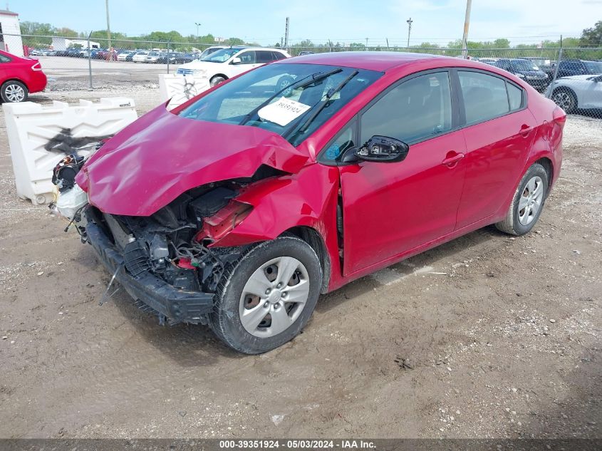 2016 Kia Forte Lx VIN: KNAFK4A68G5507642 Lot: 39351924