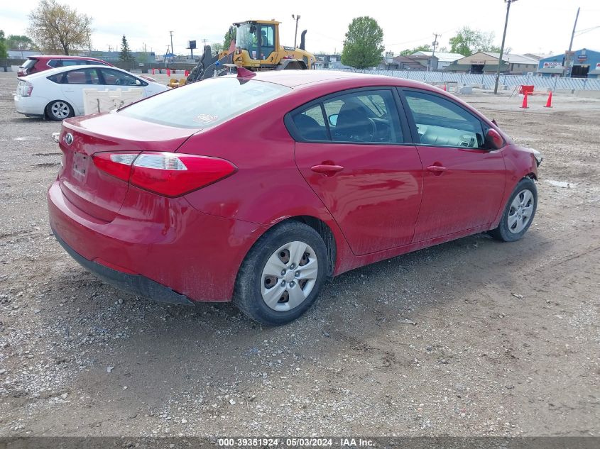 2016 Kia Forte Lx VIN: KNAFK4A68G5507642 Lot: 39351924