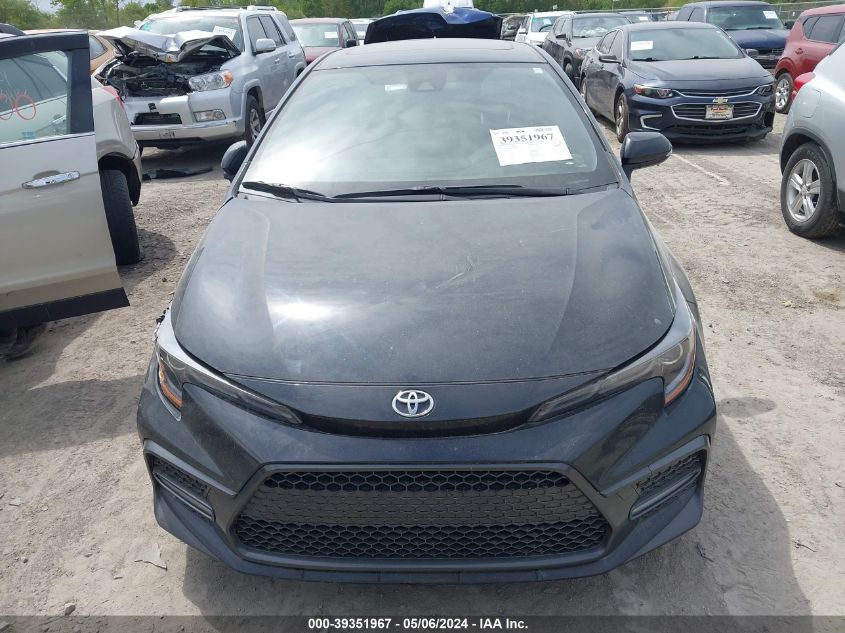 2020 Toyota Corolla Se VIN: JTDP4RCEXLJ038865 Lot: 39351967