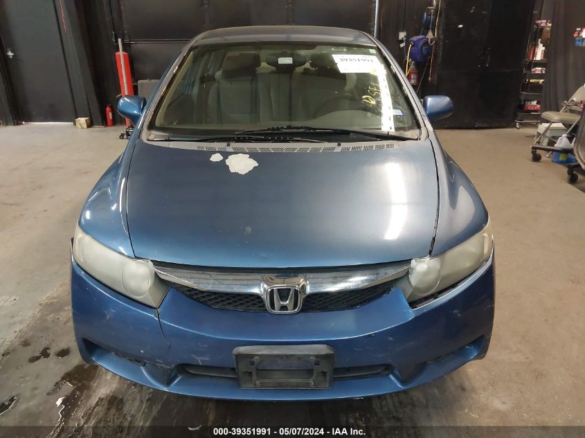 2009 Honda Civic Lx VIN: 2HGFA16589H366931 Lot: 39351991