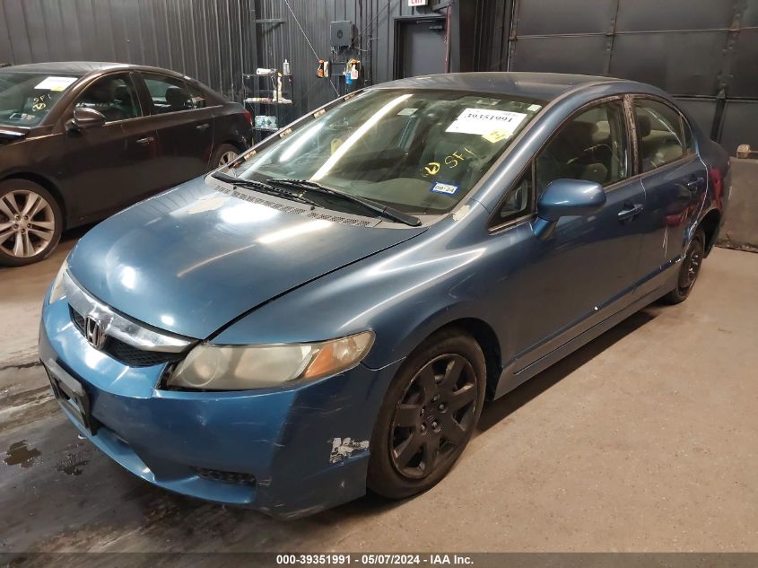 2009 Honda Civic Lx VIN: 2HGFA16589H366931 Lot: 39351991