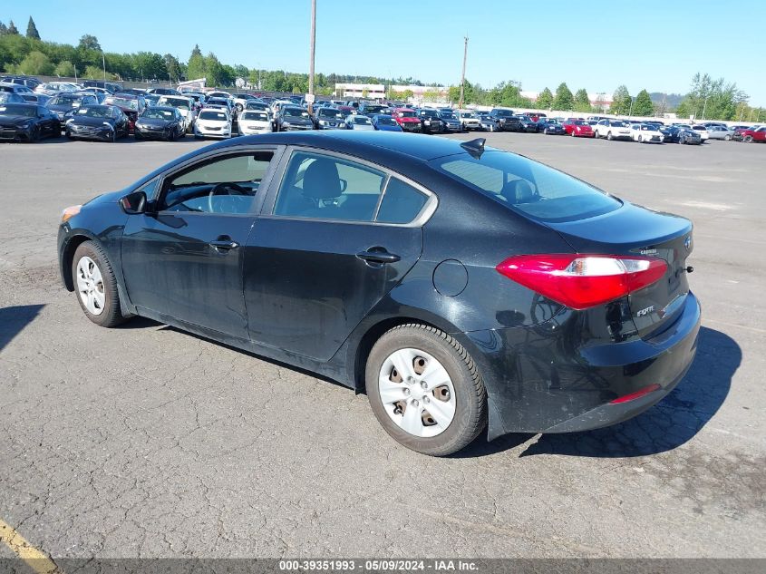 2015 Kia Forte Lx VIN: KNAFK4A66F5307017 Lot: 39351993