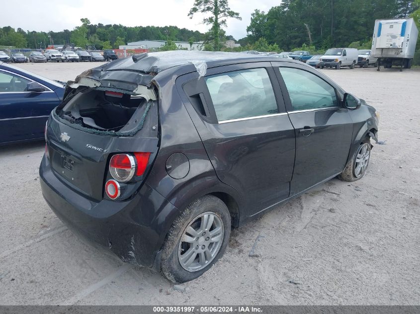 2013 Chevrolet Sonic Lt Auto VIN: 1G1JC6SG4D4252320 Lot: 39351997