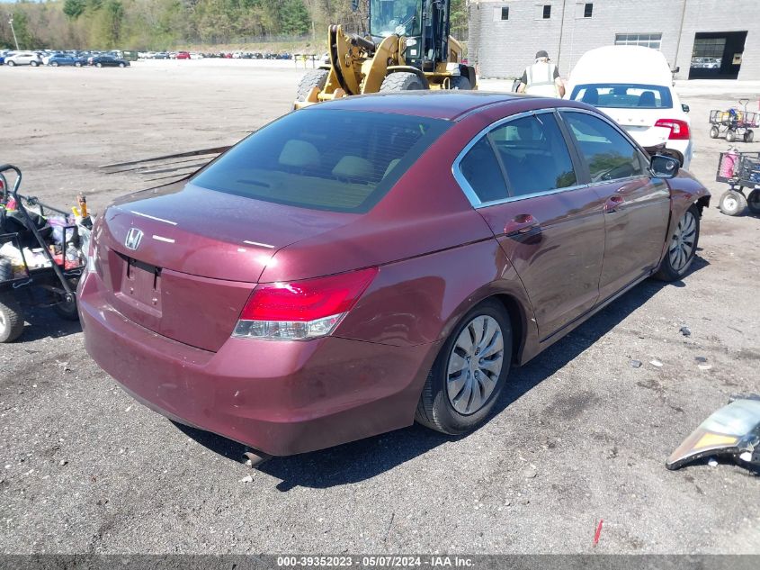 2009 Honda Accord 2.4 Lx VIN: 1HGCP263X9A064691 Lot: 39352023