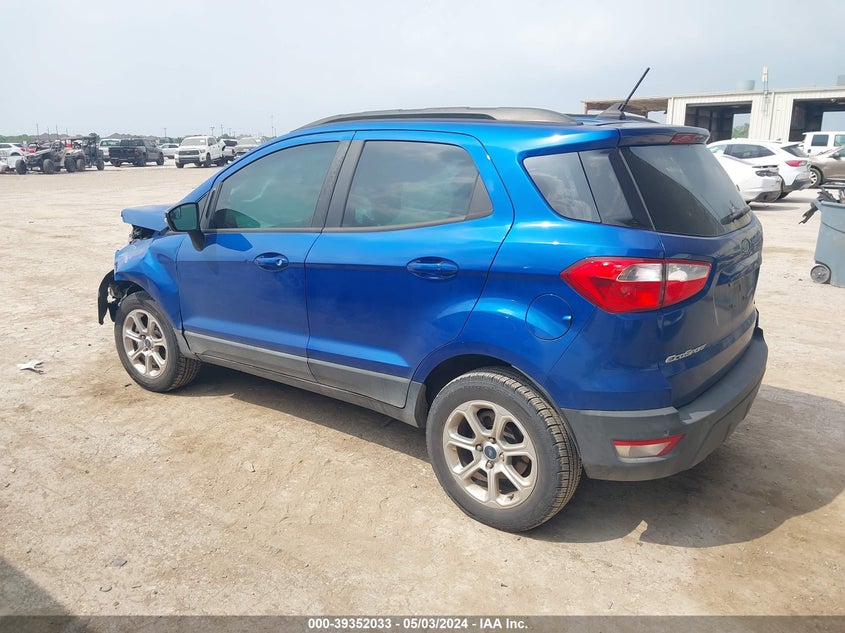 VIN MAJ3S2GE7LC344664 2020 FORD ECOSPORT SE