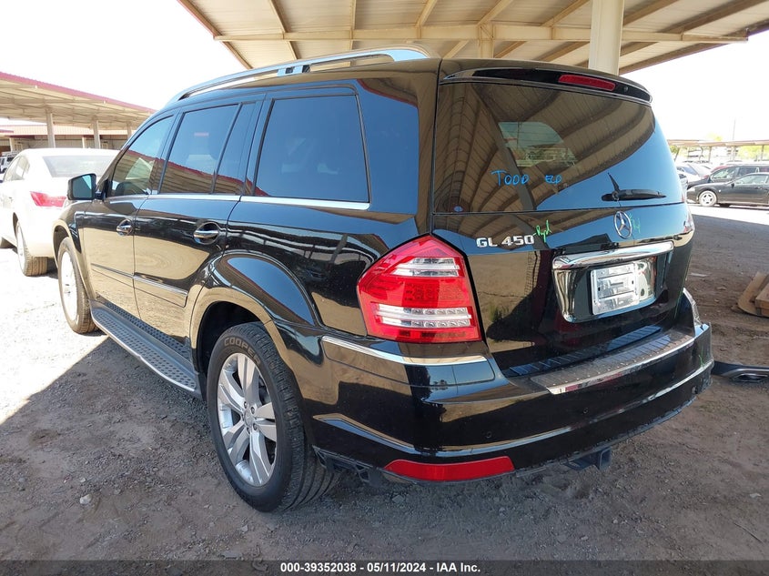 2011 Mercedes-Benz Gl 450 4Matic VIN: 4JGBF7BE9BA657428 Lot: 39352038