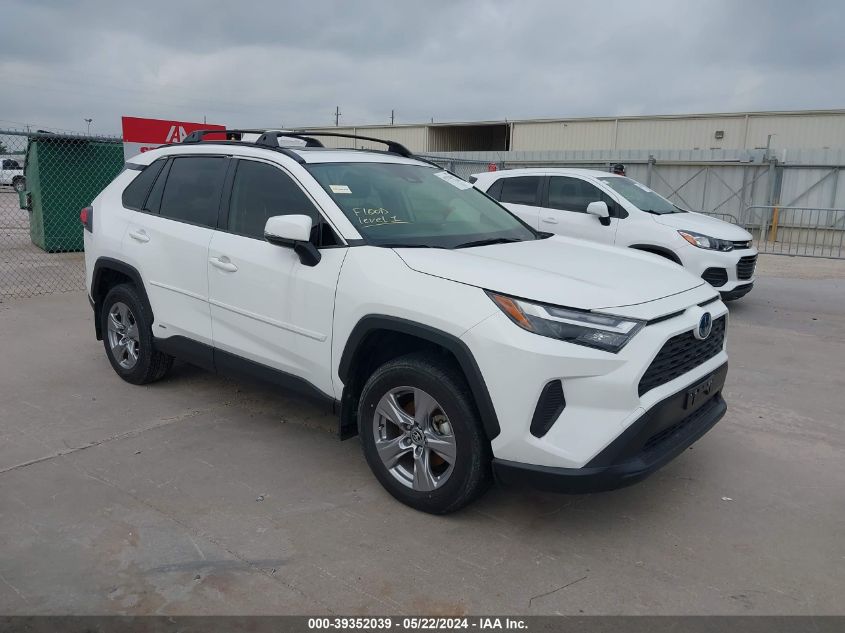 2022 Toyota Rav4 Xle Hybrid VIN: JTMRWRFV5ND165636 Lot: 39352039