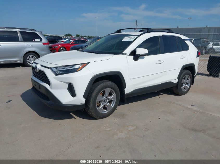 2022 Toyota Rav4 Xle Hybrid VIN: JTMRWRFV5ND165636 Lot: 39352039