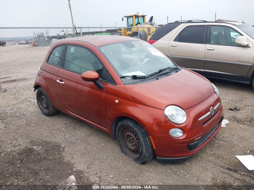 2013 Fiat 500 Pop VIN: 3C3CFFAR5DT686223 Lot: 39352064