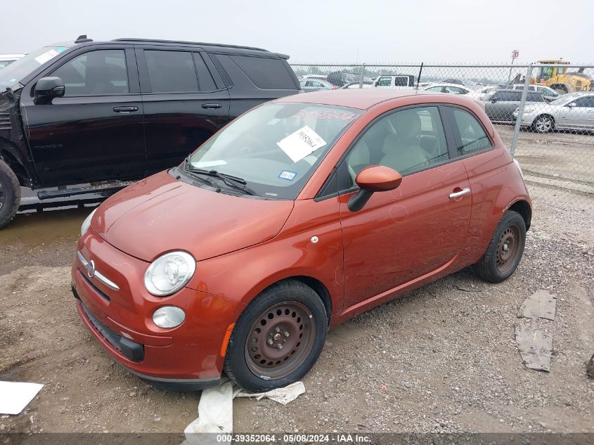 2013 Fiat 500 Pop VIN: 3C3CFFAR5DT686223 Lot: 39352064