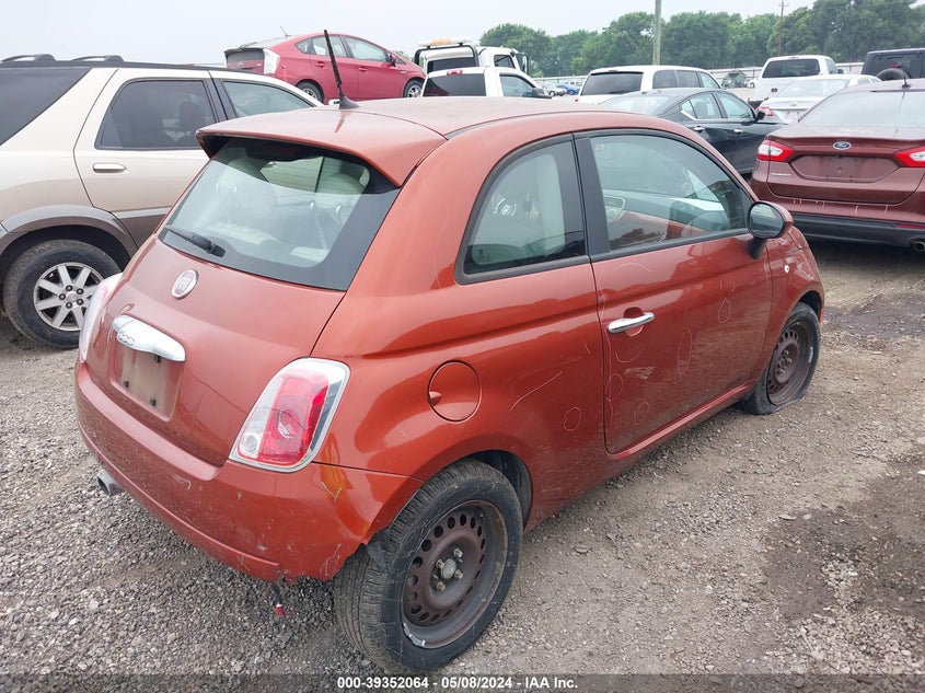 2013 Fiat 500 Pop VIN: 3C3CFFAR5DT686223 Lot: 39352064