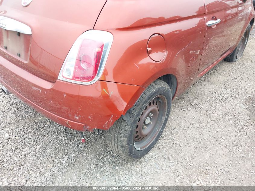 2013 Fiat 500 Pop VIN: 3C3CFFAR5DT686223 Lot: 39352064