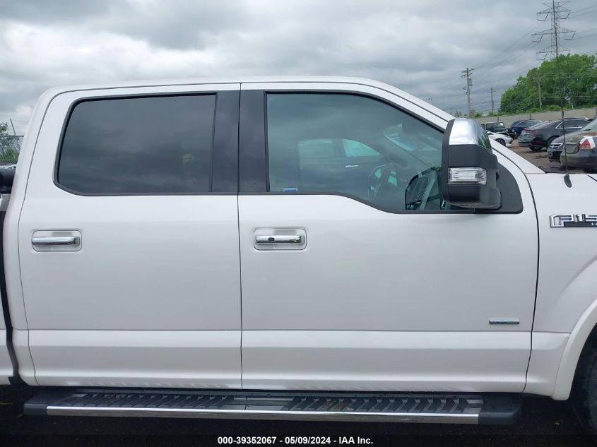 2016 Ford F-150 Lariat VIN: 1FTEW1EG5GKD72321 Lot: 39352067