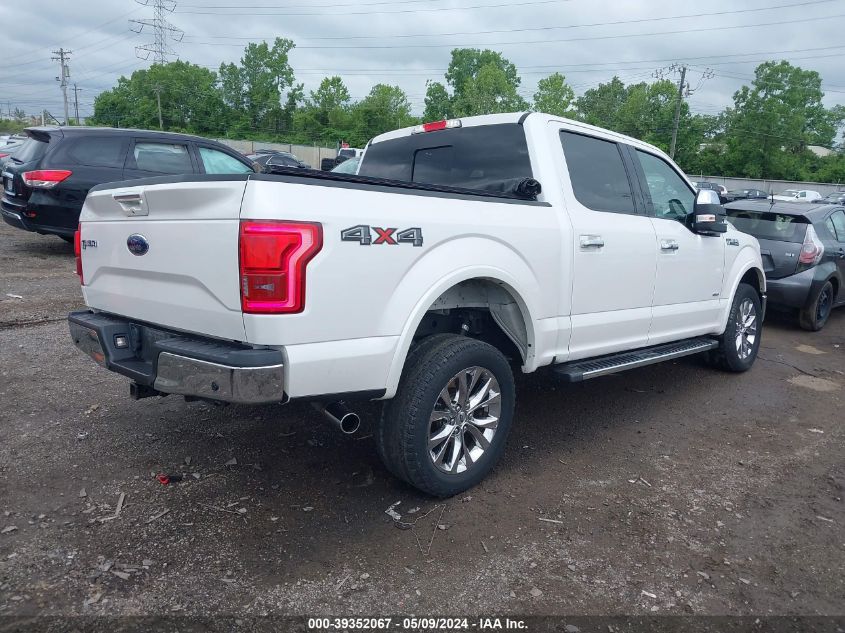 2016 Ford F-150 Lariat VIN: 1FTEW1EG5GKD72321 Lot: 39352067