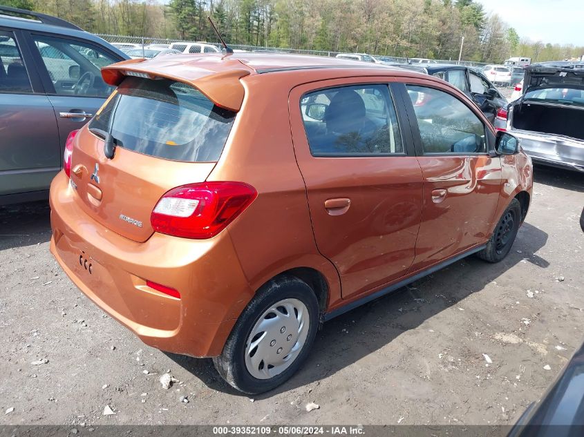 2019 Mitsubishi Mirage Rf VIN: ML32A3HJ4KH009988 Lot: 39352109