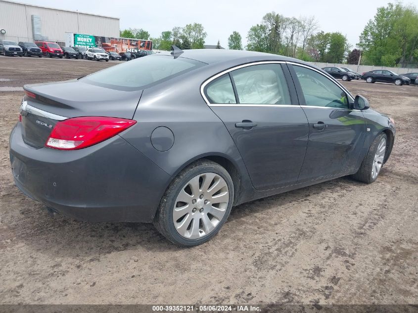 2011 Buick Regal Cxl Turbo Russelsheim VIN: W04G15GVXB1137576 Lot: 39352121