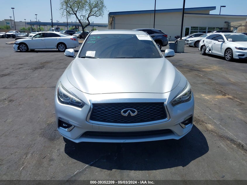 VIN JN1CV7AP6JM240203 2018 INFINITI Q50 PURE/LUXE