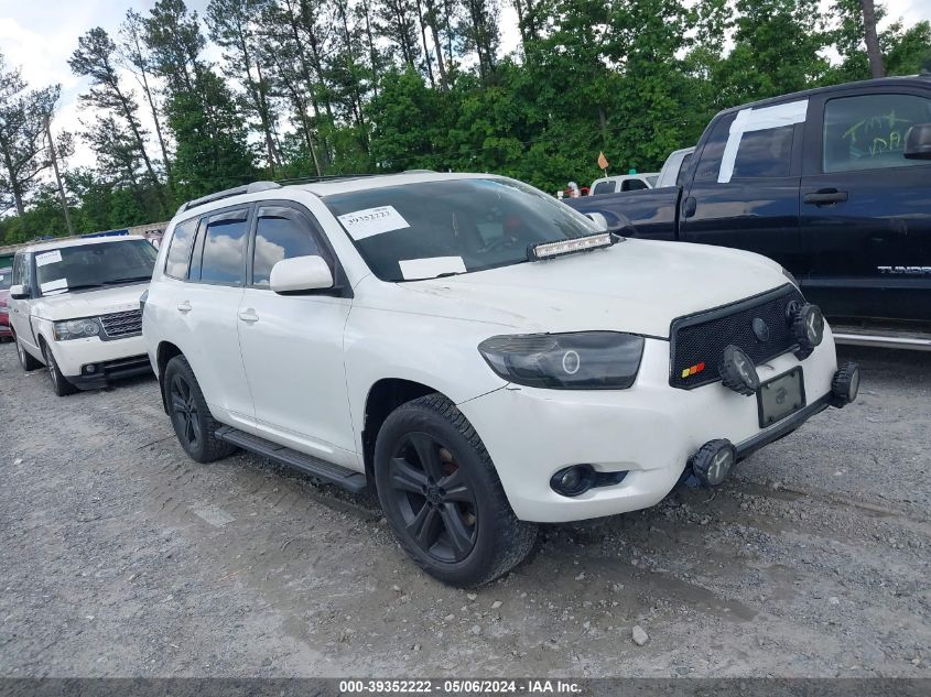 2008 Toyota Highlander Sport VIN: JTEES43A982018391 Lot: 43444730
