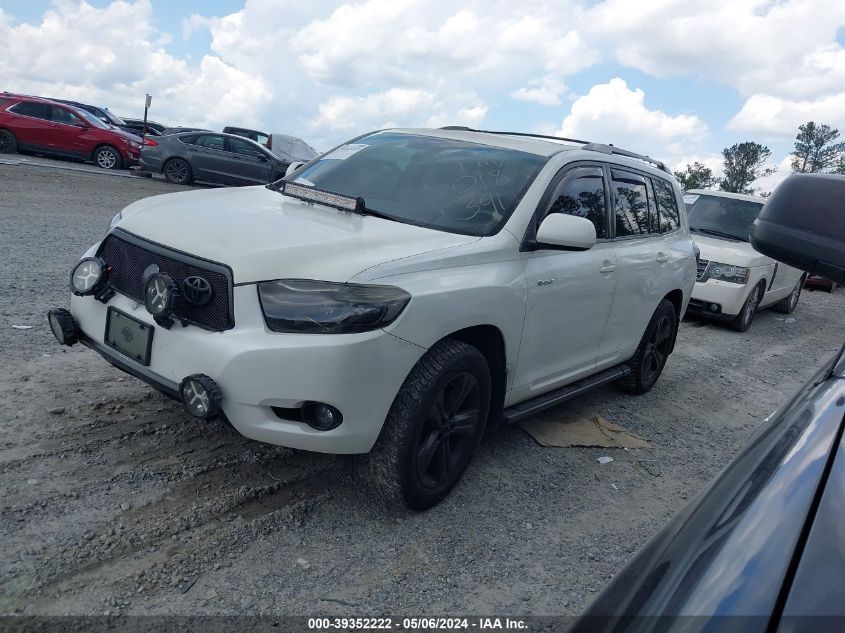 2008 Toyota Highlander Sport VIN: JTEES43A982018391 Lot: 43444730