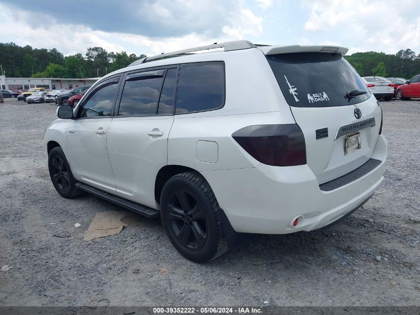 2008 Toyota Highlander Sport VIN: JTEES43A982018391 Lot: 43444730