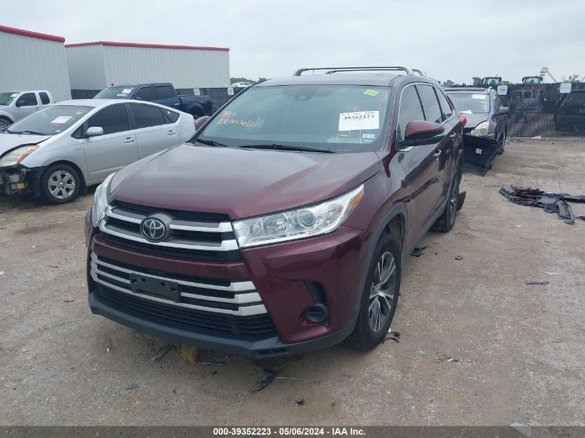 5TDZARFHXKS056047 2019 TOYOTA HIGHLANDER - Image 2