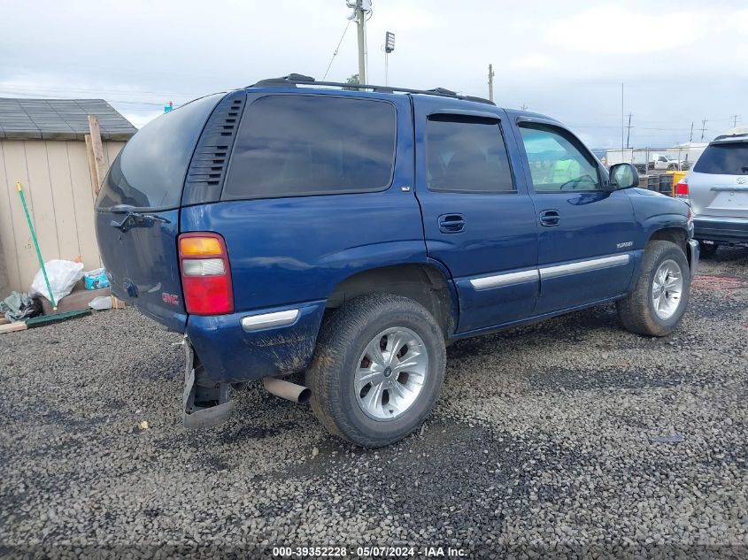 2000 GMC Yukon Slt VIN: 1GKEK13TXYJ167018 Lot: 39352228