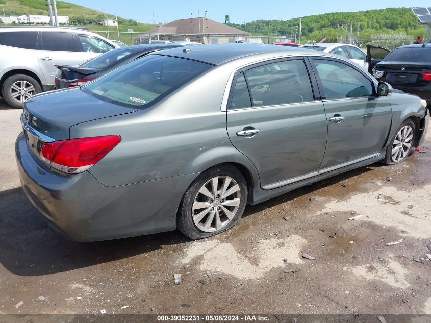 2011 Toyota Avalon Limited VIN: 4T1BK3DB9BU380432 Lot: 39352231