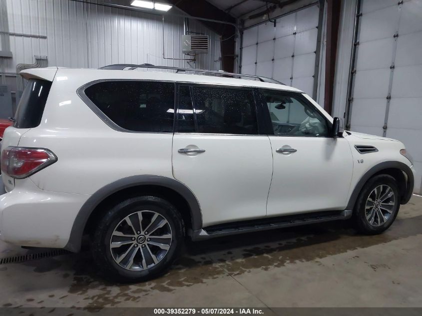 2019 Nissan Armada Sl VIN: JN8AY2NC9K9587846 Lot: 39352279