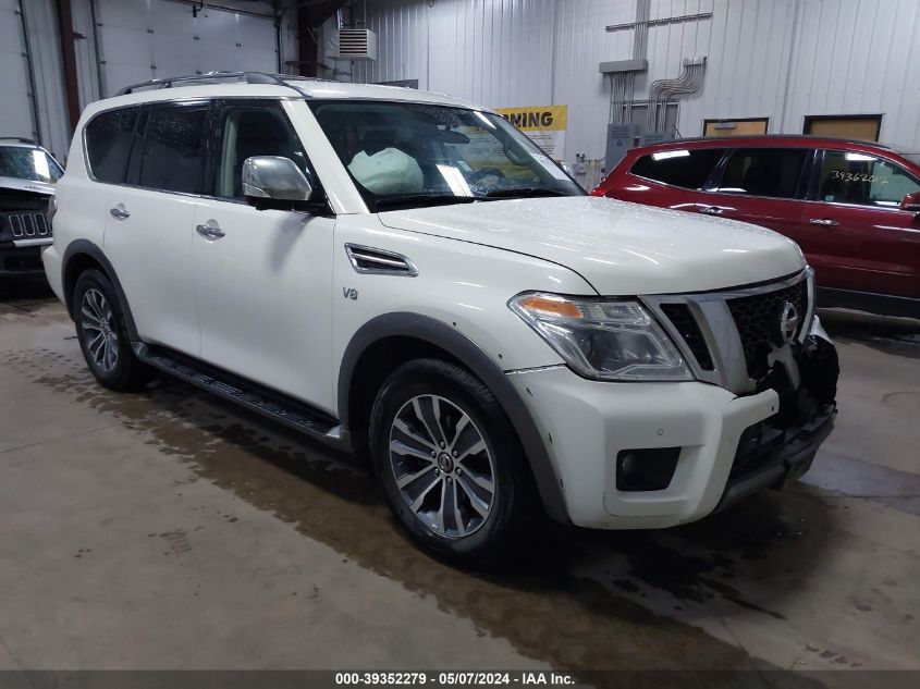 2019 Nissan Armada Sl VIN: JN8AY2NC9K9587846 Lot: 39352279