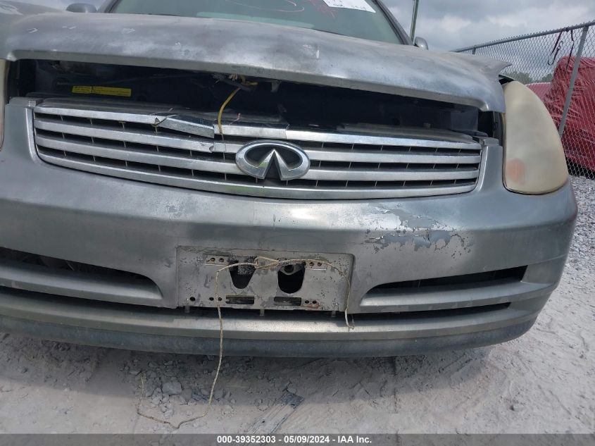2004 Infiniti G35 VIN: JNKCV51E54M603951 Lot: 39352303