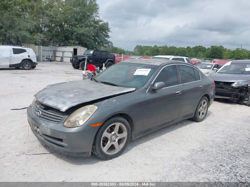 2004 Infiniti G35 VIN: JNKCV51E54M603951 Lot: 39352303